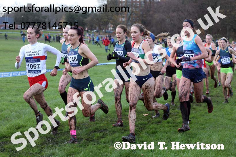 Senior Women and under-23 Womens 2017 British Athletics Liverpool Cross Challenge, Sefton Park, Liverpool. Photo:  David T. Hewitson/Sports for All Pics